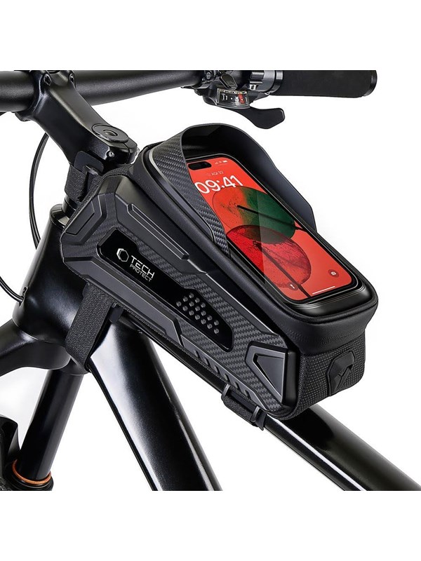 Tech-Protect  V2 Bicycle Bag with Phone Space 1.2l - Black