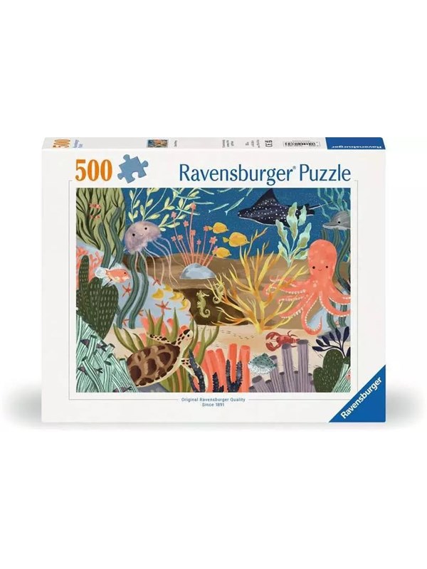 Produktfoto för Ravensburger Ocean Whimsie - 500p (12001385)