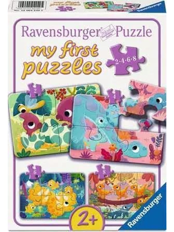 Ravensburger Sweet Dinos 2/4/6/8p - 2+