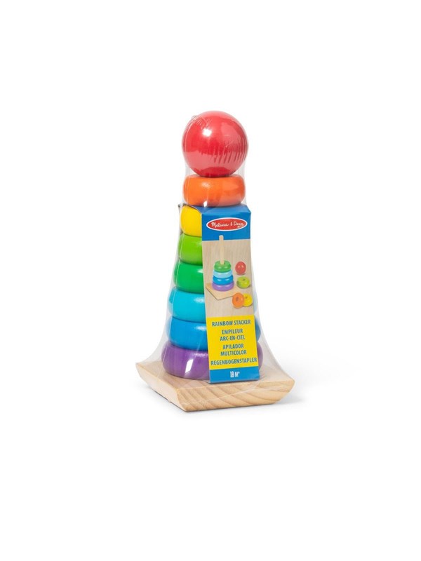 Melissa &amp; Doug Wooden Stacker Rainbow