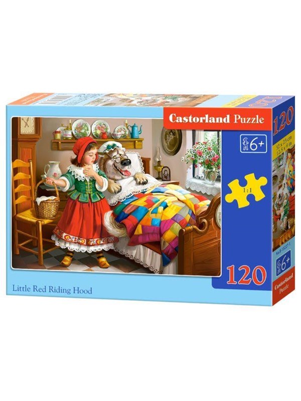 Castorland Little Red Riding Hood & The Wolf Puzzle - 120 Pieces - 6+ Years Golv