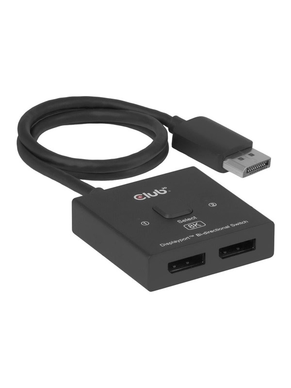 Club 3D - video/audio switch - 2 ports