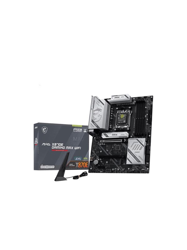 MSI MAG X870E GAMING MAX WIFI Moderkort - AMD X870E - AMD AM5 - DDR5 RAM - ATX