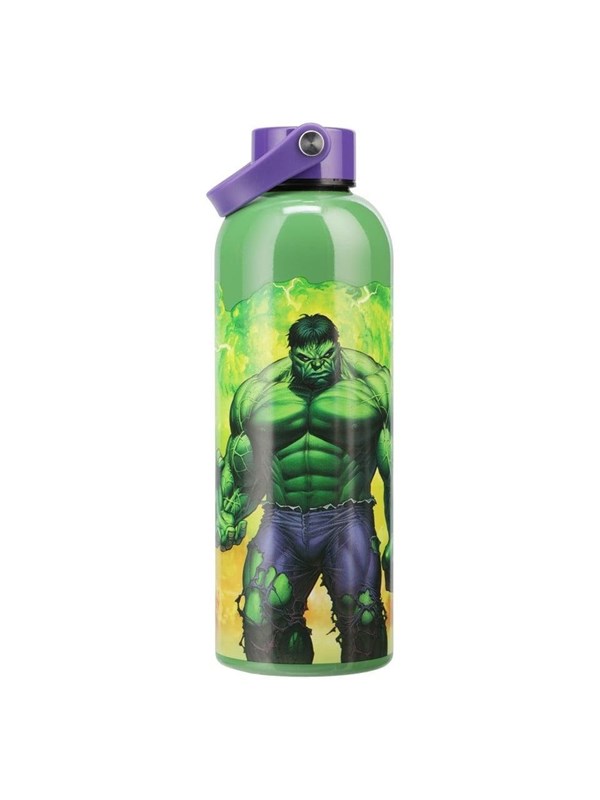 Paladone - Marvel - Hulk Metal Water Bottle with Carry Loop - Vattenflaska