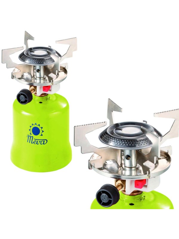 Meva  Stove for Punctured Gas Cartridges FOCUS piezo Igniter 1.4kW
