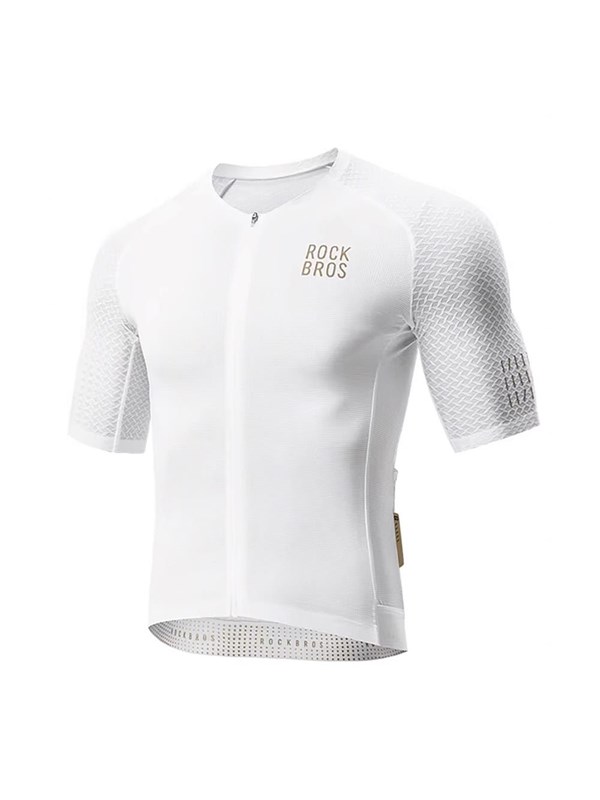 Rockbros YDDX011 Diamond Short Sleeve Cycling Jersey Size L - White