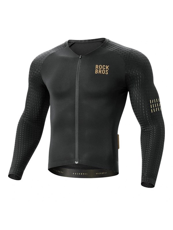 Rockbros YDCX008 Diamond Long Sleeve Cycling Jersey Size M - Black