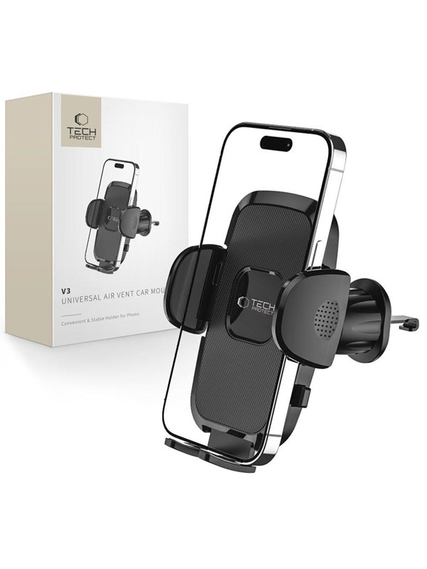Tech-Protect  V3 Car Phone Holder for Air Vent - Black