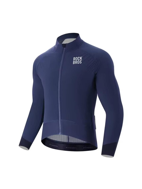 Rockbros YDWT014 Winter Fleece Double Layer Cycling Jacket Size L - Blue