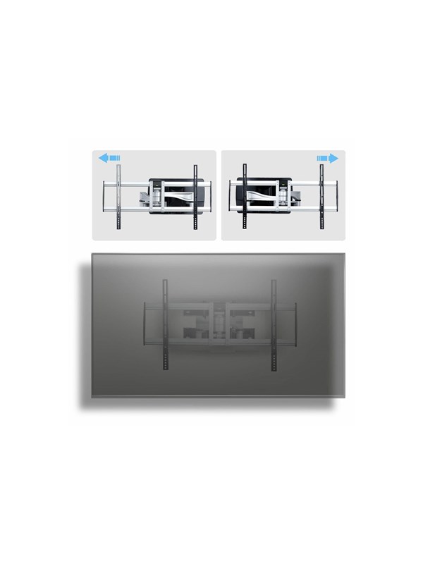 StarTech.com Startech mounting kit - articulating - for flat panel - low profile - TAA Compliant - Max 85 kg - recommended for 100"