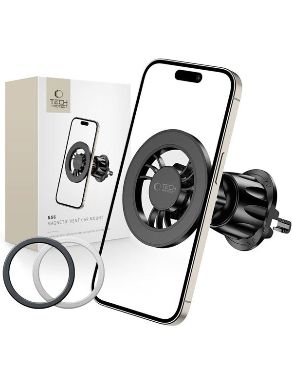 Tech-Protect  N56 Car Magnetic Phone Holder with MagSafe for Air Vent - Black