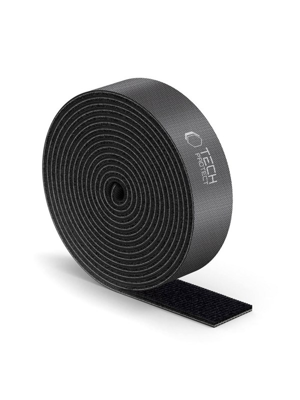 Produktfoto för Tech-Protect Kabelorganiserare Kardborreband 3m - Svart