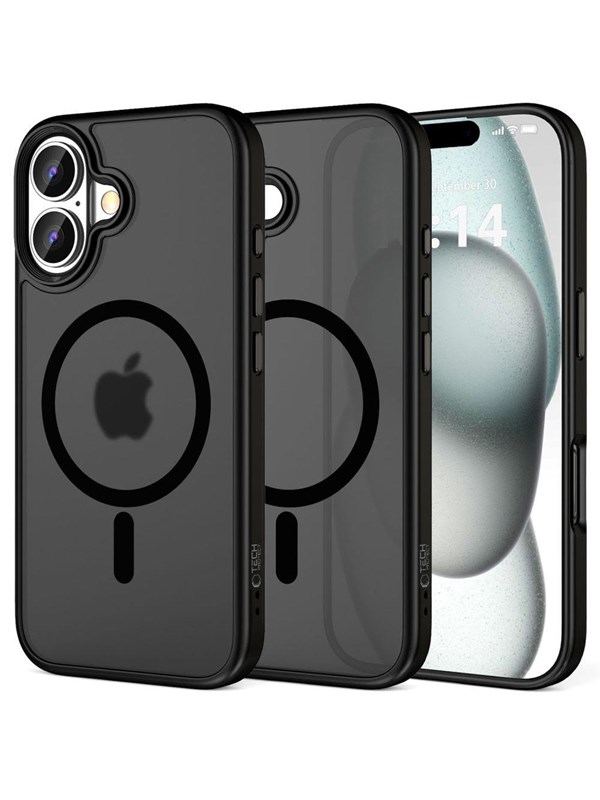 Tech-Protect MagMat MagSafe Case for iPhone 16 - Black