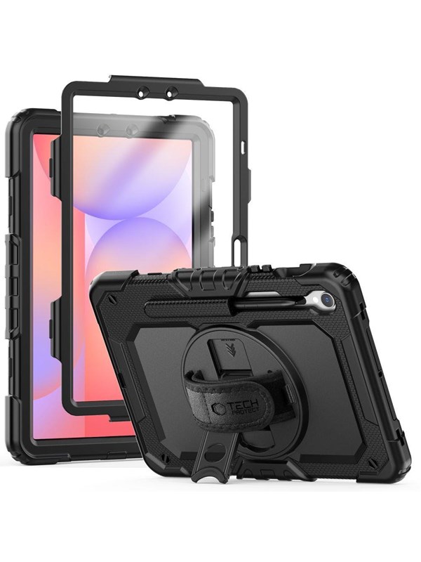 Tech-Protect  Solid360 Case for Samsung Galaxy Tab S9 FE 10.9" X510 / X516B - Black