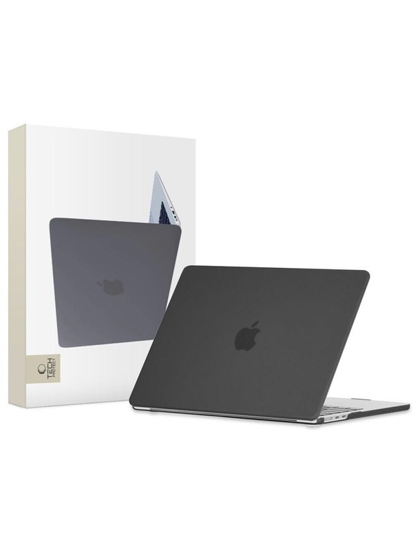 Tech-Protect SmartShell Case for MacBook Air 13" M2 / M3 / 2022-2024 - matt black