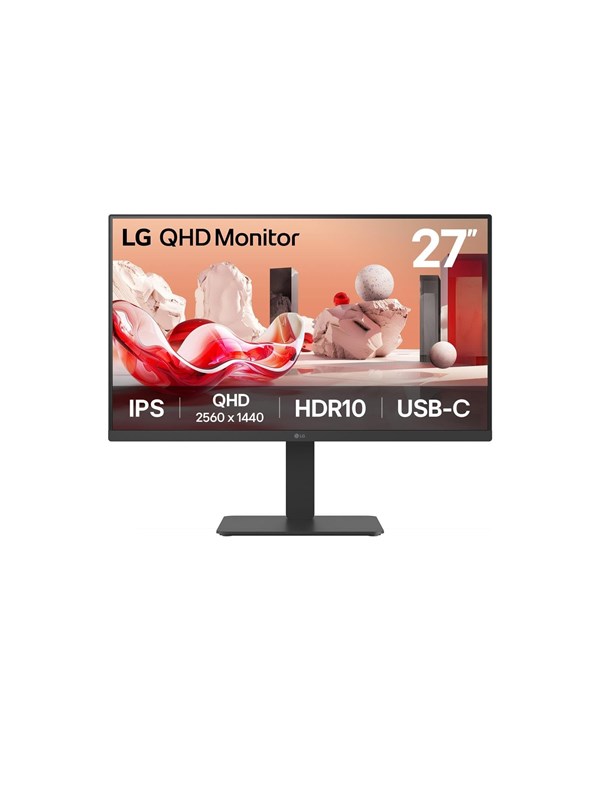 27" LG 27BA65QB-B - LED monitor - HDR