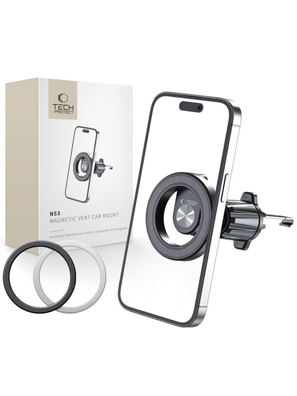 Tech-Protect  N53 Car Phone Holder with MagSafe Air Vent - Black