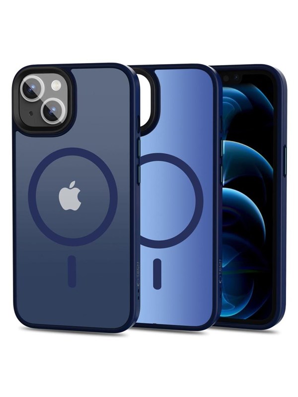 Tech-Protect  MagMat MagSafe Case for iPhone 13 - Navy Matte