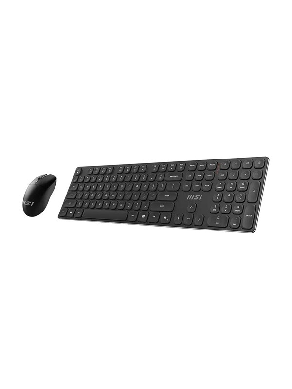 MSI FORGE K210 COMBO - Tastatur &amp; Mus set - Engelska (US) - Svart