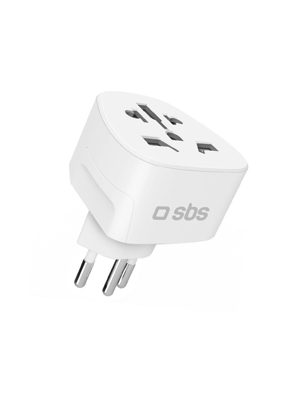 SBS CH Travel Adapter - Universal - White