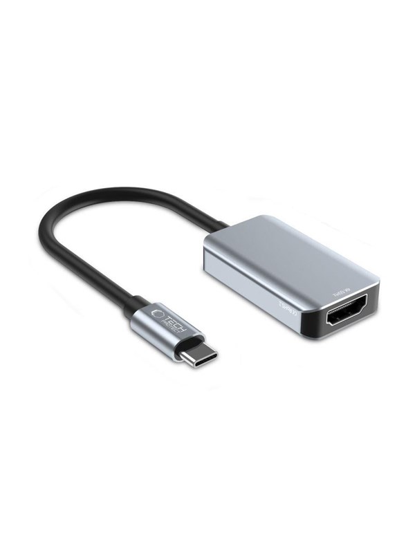 Tech-Protect UltraBoost USB-C (Male) / HDMI (Female) 4K 60Hz Adapter - Black USB Hub - 1 - Svart