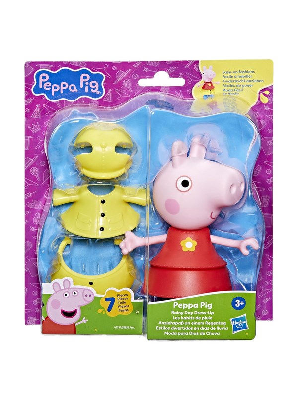 Peppa Pig 6" Figure Dress-up Rainy Day