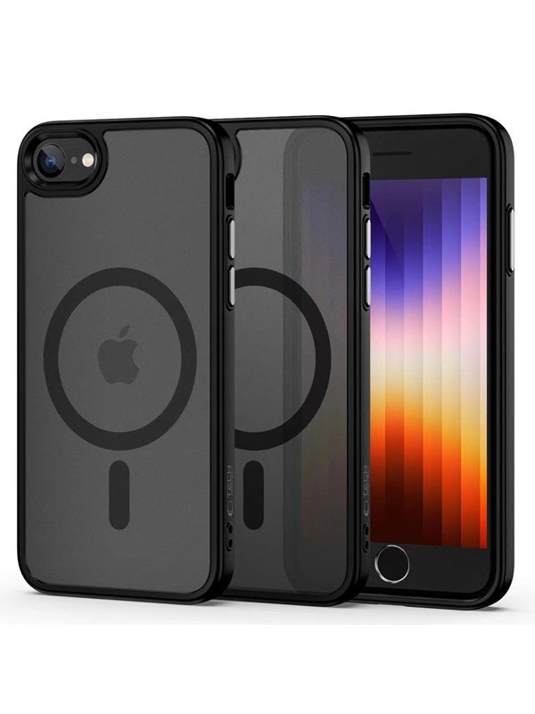 Tech-Protect MagMat MagSafe Case for iPhone 7 / 8 / SE 2020 / 2022 - Matte Black