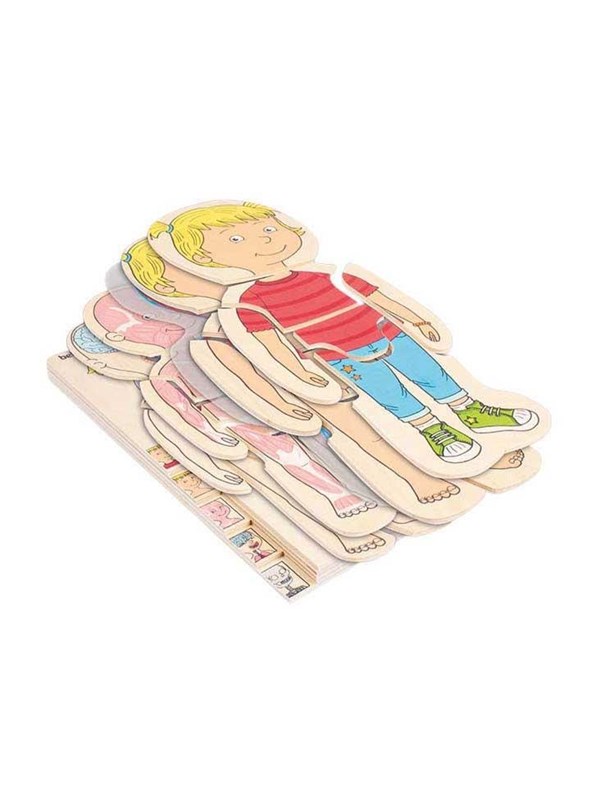Beleduc Wooden Layered Puzzle Girl - 5 Layers Trä