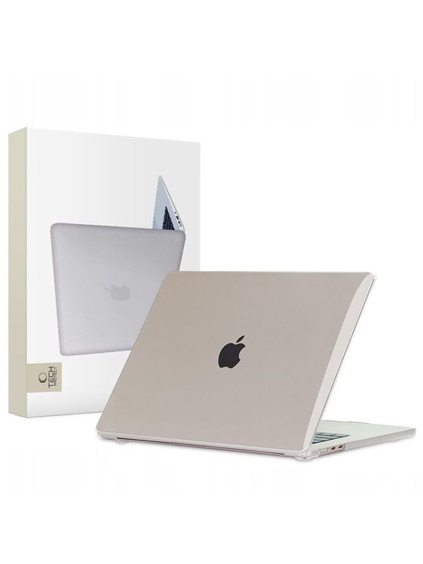 Tech-Protect SmartShell Case for MacBook Air 15" M2 / M3 / 2023-2024 - Transparent