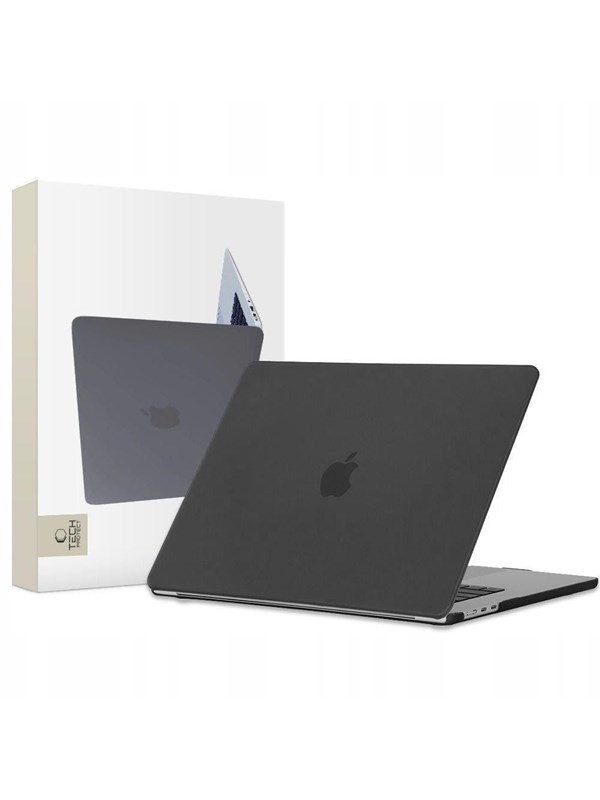 Tech-Protect SmartShell Case for MacBook Air 15" M2 / M3 / 2023-2024 - matt black