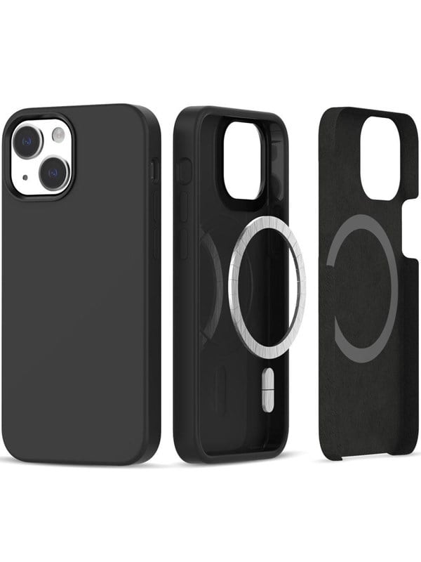 Produktfoto för Tech-Protect iPhone 14/13 Mobilskal Magsafe Silikon - Svart