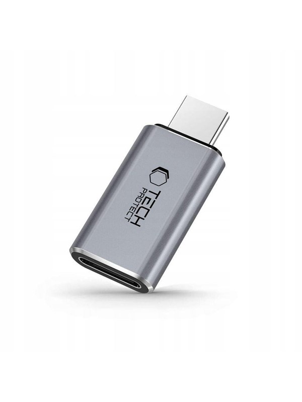 Produktfoto för Tech-Protect UltraBoost USB-C (hane) / Lightning (hona) adapter - grå