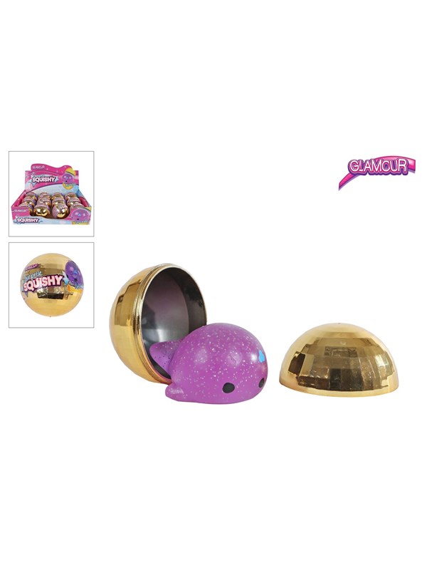 Trend Toys Surprise Glitter Ball W/ Surprise Squishy CDU