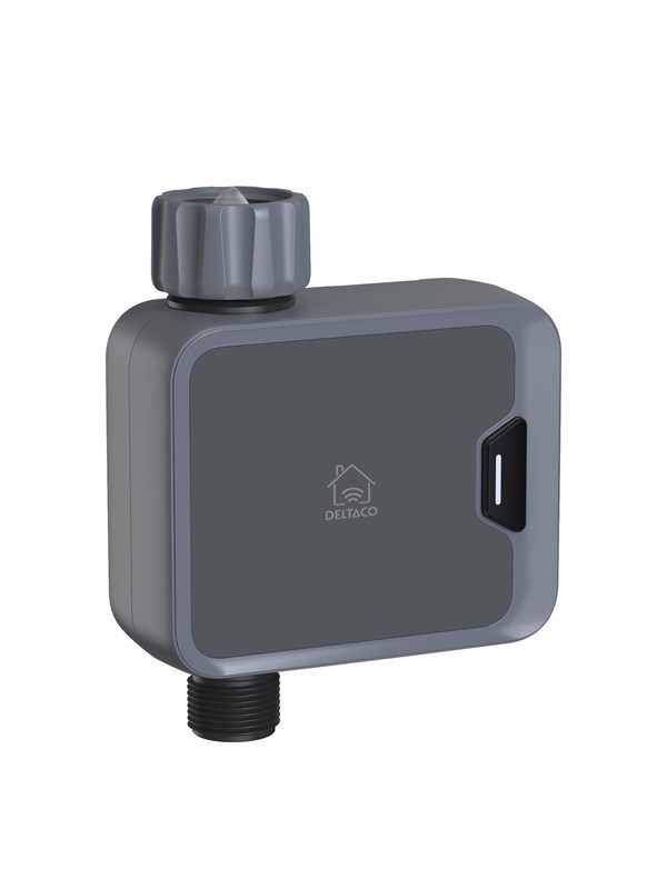 Produktfoto för Deltaco SMART HOME WiFi Water Controller Battery-Powered IP54 Fits 1" 1/2" & 3/4" Taps
