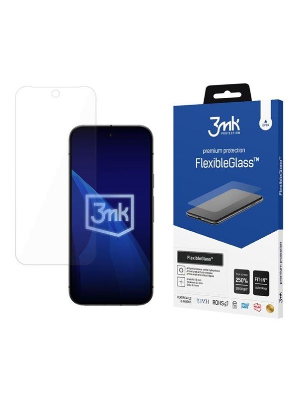 3mk Hybrid glass FlexibleGlass™ on Google pixel 9A