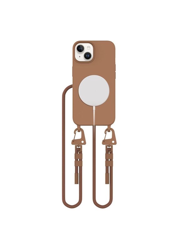 Tech-Protect MagNecklace MagSafe Case for iPhone 15 - Brown