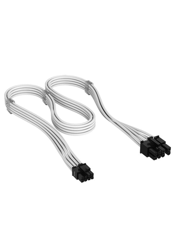 Corsair Elite Premium Individually Sleeved PCIe Cable 8-pin (6+2 Split) Cable Type 5 – Vit