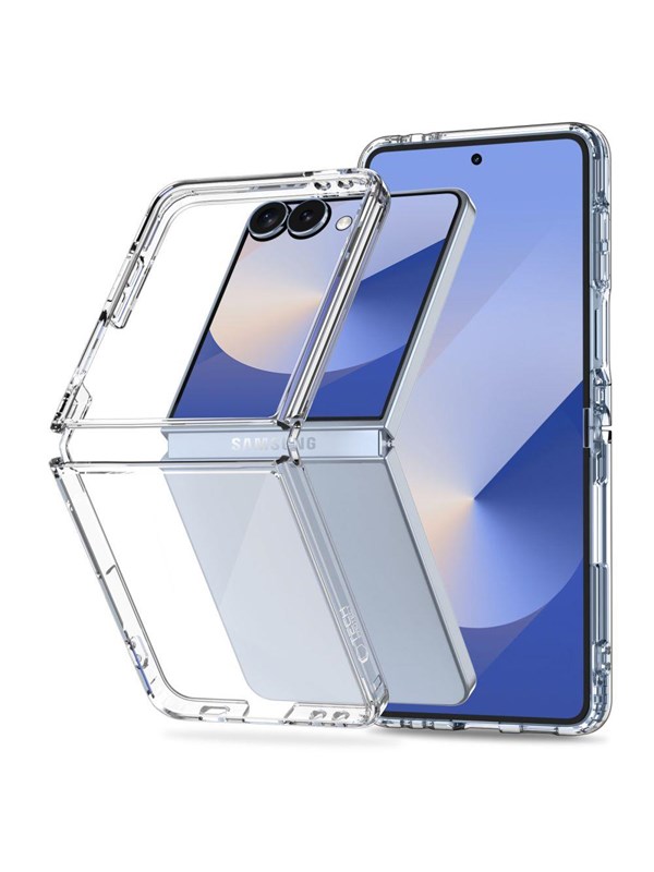 Tech-Protect  FlexAir Hybrid Case for Samsung Galaxy Z Flip 7 - Transparent