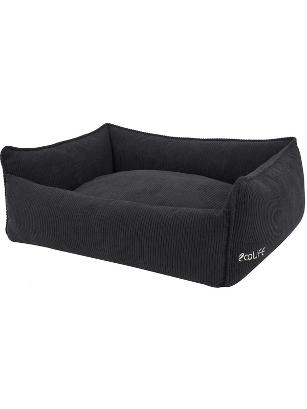 Bed Time Dog bed MILLE ECO 100x70x25 cm. Black