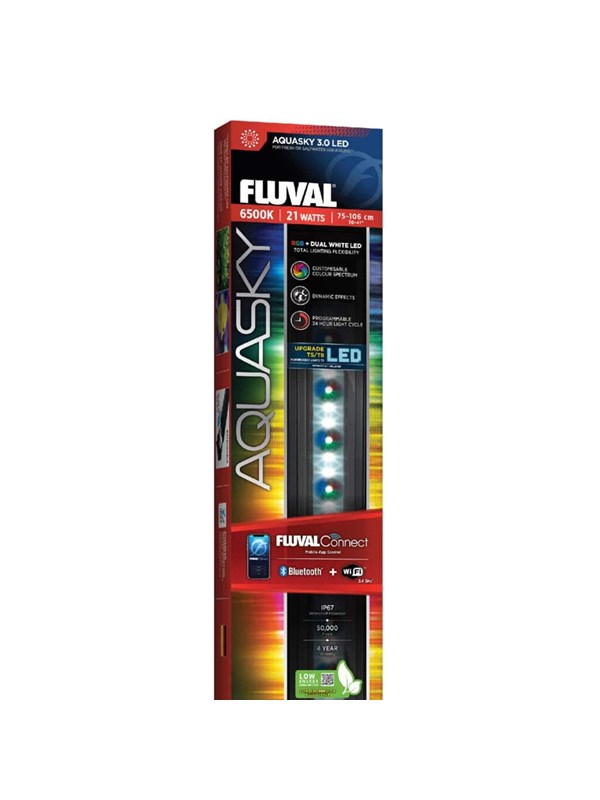 FLUVAL Aquasky 3.0 LED w/WiFi &amp; BT 21W 75-106 cm
