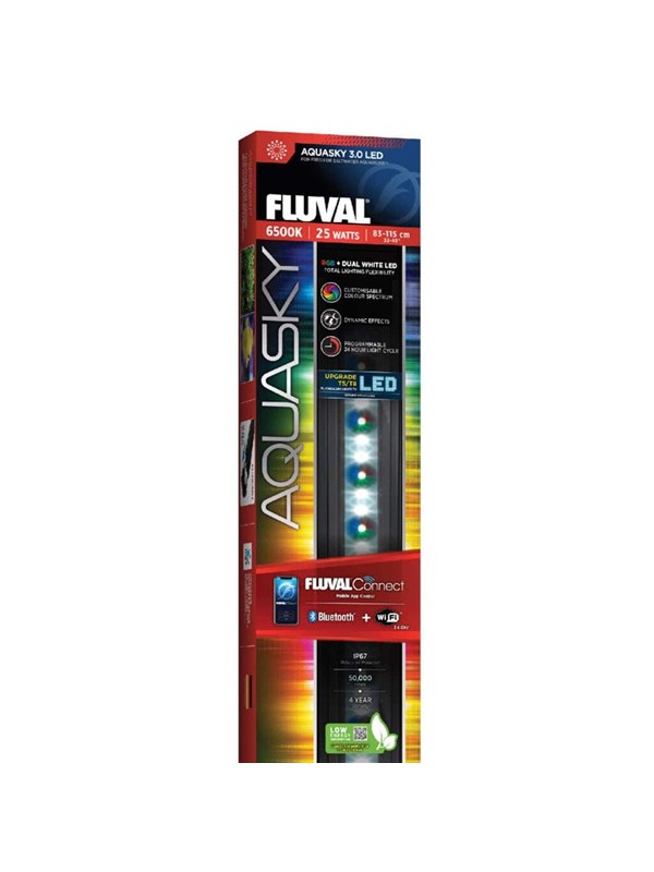 FLUVAL Aquasky 3.0 LED w/WiFi &amp; BT 25W 83-115 cm