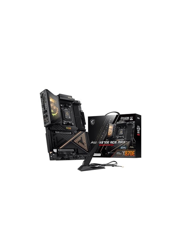 MSI MEG X870E ACE MAX Moderkort - AMD X870E - AMD AM5 - DDR5 RAM - ATX