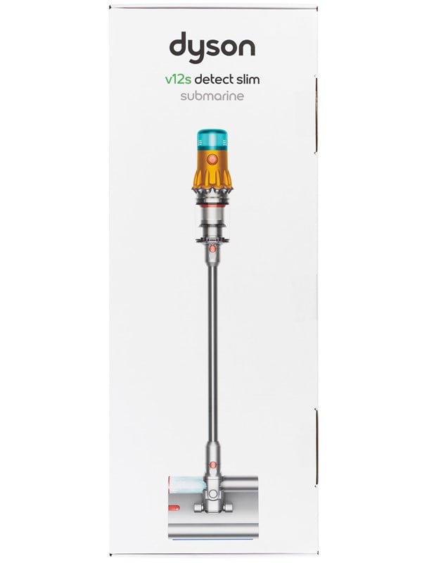 Produktfoto för Dyson V12 Submarine, 3-i-1 skaftdammsugare, Utan påse, Nickel, Gul, 0,35 l, Torr&våt, HEPA