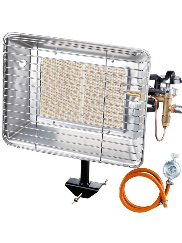 Meva BRI radiant heater for PB LPG gas cylinder
