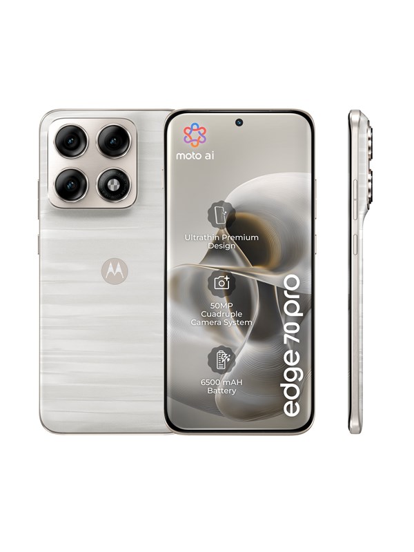 Motorola edge 70 pro 512GB/12GB - PANTONE Lily White