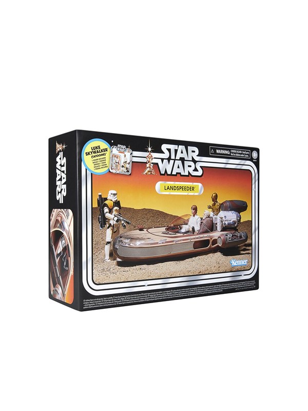 Star Wars Playset Vintage 3.75" Landspeeder &amp; Luke Skywalker