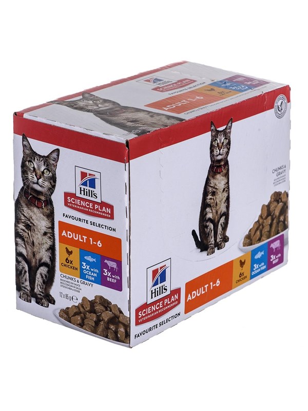 Hill's Feline Adult Multipack Classic 12x85g