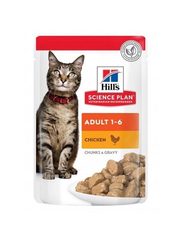 Hill's Science Plan Adult with chicken - wet cat food - 85g