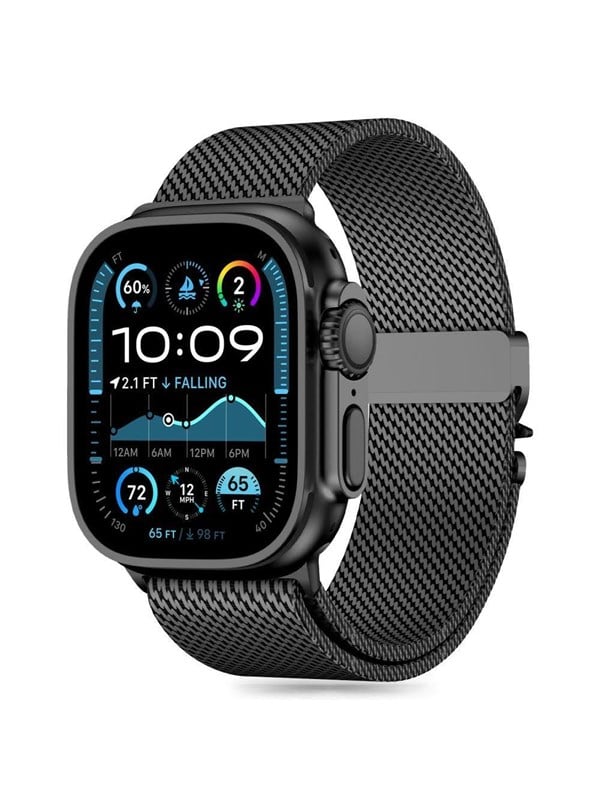 Produktfoto för Tech-Protect Apple Watch (44/45/46/49mm) Armband Milano - Svart
