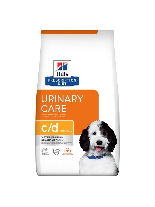 Hill's PRESCRIPTION DIET Canine c/d Multicare Dry dog food Chicken 12 kg